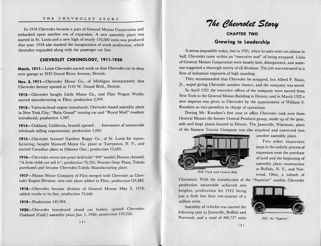 The Chevrolet Story - Published 1953 Page 16